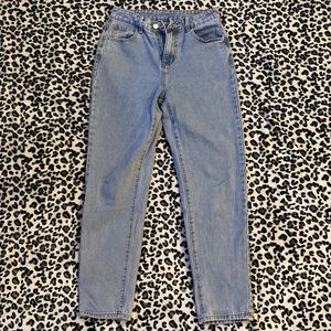 Light wash jeans